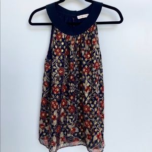 Tory Burch Brocade Sleeveless Top Size M | US 8